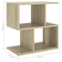 Thumbnail for Nachttische 2 Stk. Sonoma-Eiche 50x30x51,5 cm Holzwerkstoff