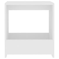 Thumbnail for Beistelltisch Weiß 50x26x50 cm Holzwerkstoff