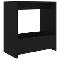 Thumbnail for Beistelltisch Schwarz 50x26x50 cm Holzwerkstoff