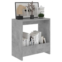 Thumbnail for Beistelltisch Betongrau 50x26x50 cm Holzwerkstoff