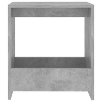 Thumbnail for Beistelltisch Betongrau 50x26x50 cm Holzwerkstoff
