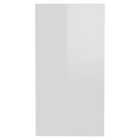 Thumbnail for Beistelltisch Hochglanz-Weiß 50x26x50 cm Holzwerkstoff