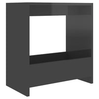 Thumbnail for Beistelltisch Hochglanz-Grau 50x26x50 cm Spanplatte