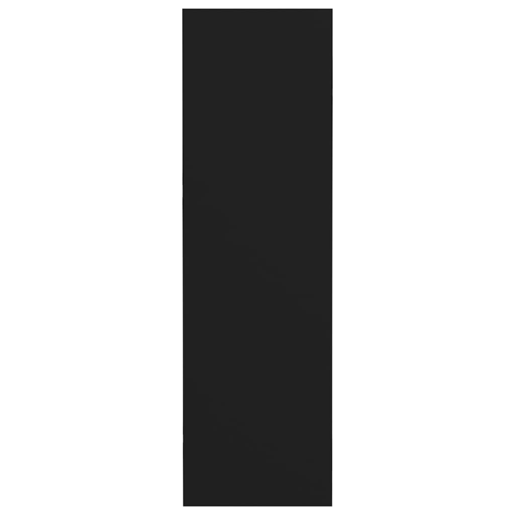 Wand-Schuhschränke 2 Stk. Schwarz 60x18x60 cm Spanplatte