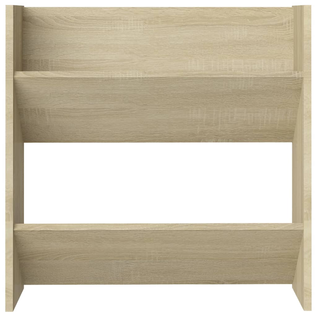 Wand-Schuhschränke 4 Stk. Sonoma-Eiche 60x18x60 cm Spanplatte