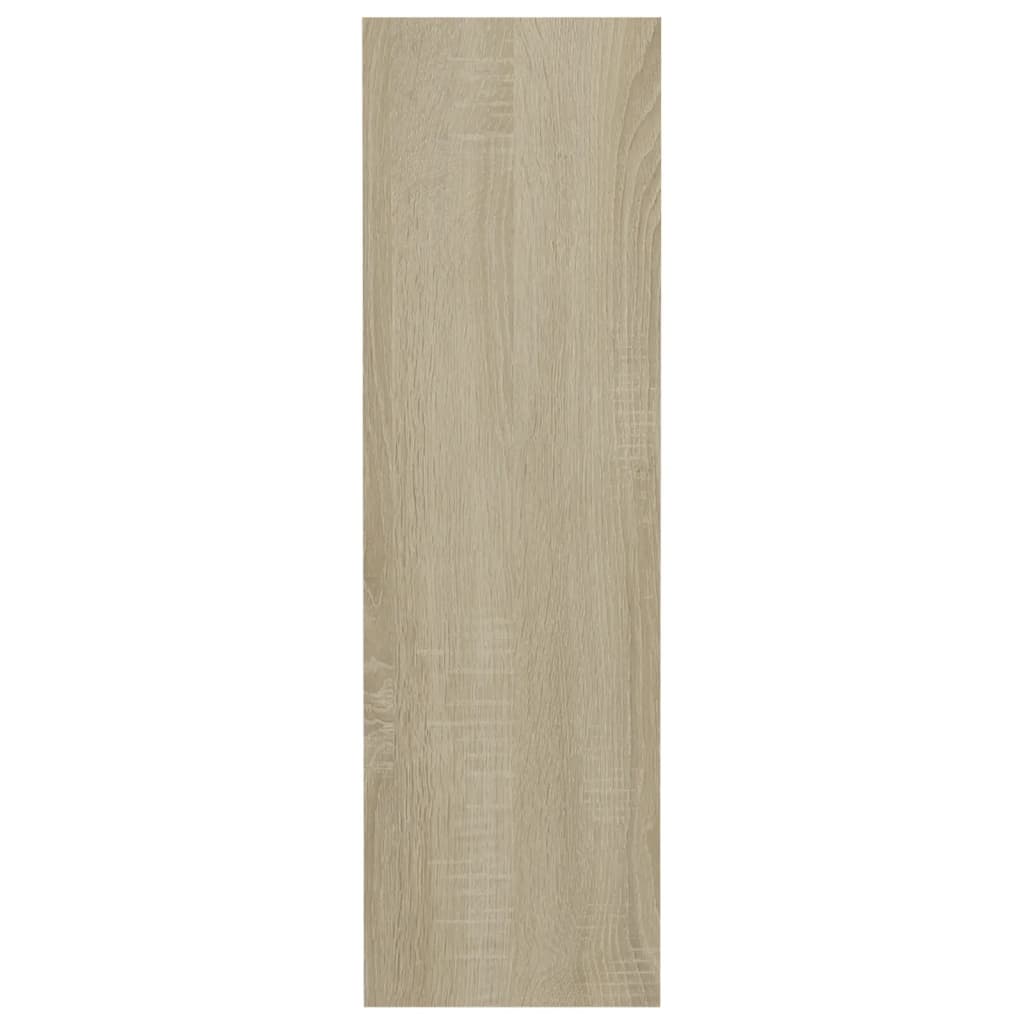 Wand-Schuhschränke 4 Stk. Sonoma-Eiche 60x18x60 cm Spanplatte