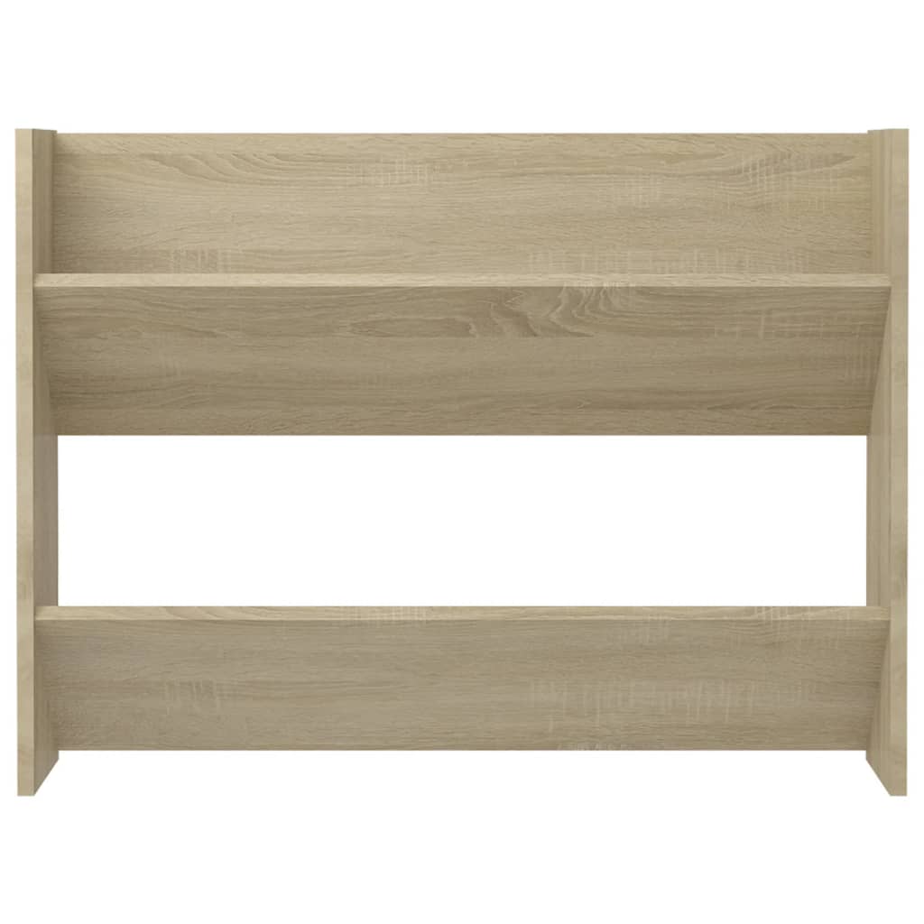 Wand-Schuhschränke 2 Stk. Sonoma-Eiche 80x18x60cm Holzwerkstoff
