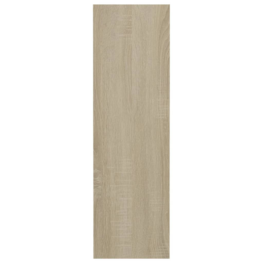 Wand-Schuhschränke 2 Stk. Sonoma-Eiche 80x18x60cm Holzwerkstoff
