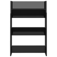 Thumbnail for Wand-Schuhschrank Hochglanz-Schwarz 60x18x90 cm Holzwerkstoff