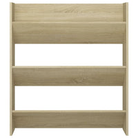 Thumbnail for Wand-Schuhschrank Sonoma-Eiche 80x18x90 cm Holzwerkstoff
