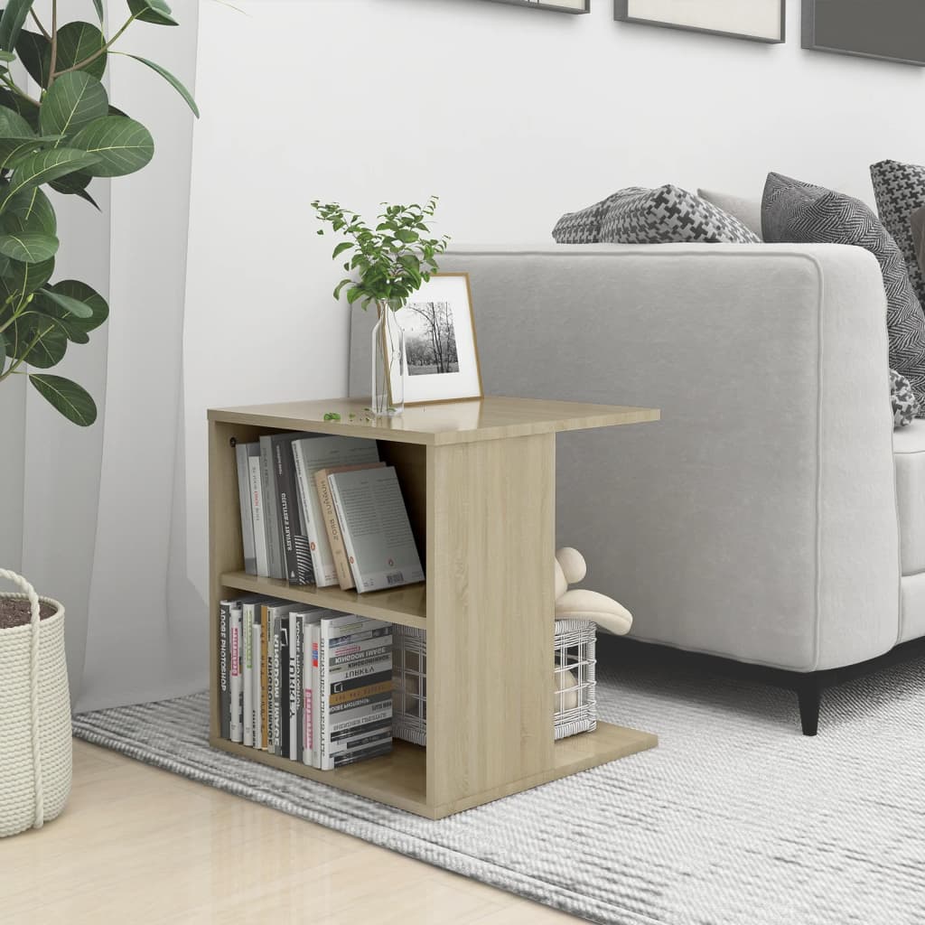 Beistelltisch Sonoma-Eiche 45x45x48 cm Spanplatte