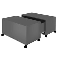 Thumbnail for Couchtisch Hochglanz-Grau 75x75x38 cm Spanplatte