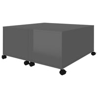 Thumbnail for Couchtisch Hochglanz-Grau 75x75x38 cm Spanplatte