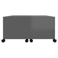 Thumbnail for Couchtisch Hochglanz-Grau 75x75x38 cm Spanplatte