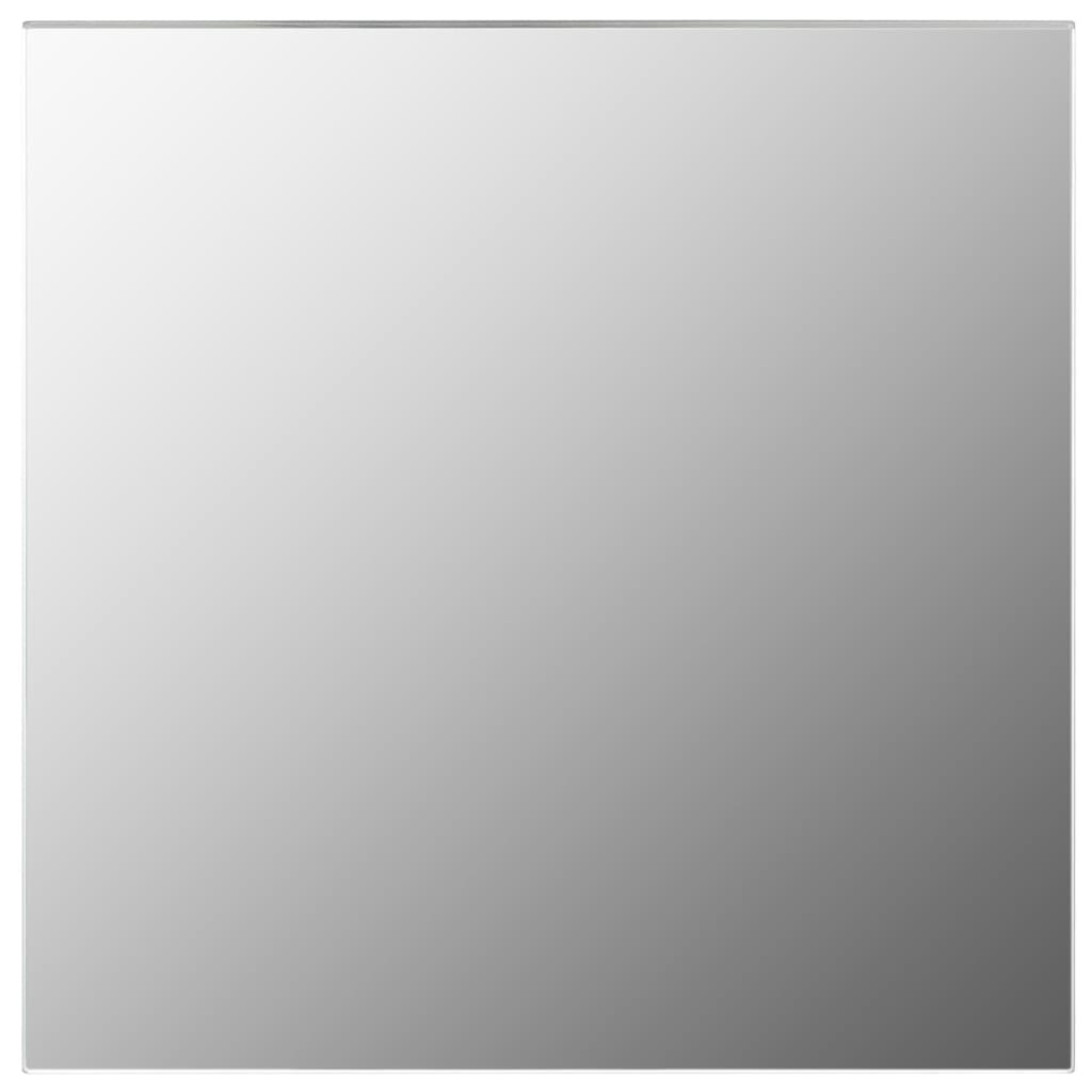 Wandspiegel mit LED-Beleuchtung Quadratisch Glas
