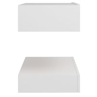 Thumbnail for Nachttisch Weiß 60x35 cm Holzwerkstoff