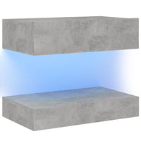 Thumbnail for Nachttisch Betongrau 60x35 cm Spanplatte