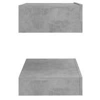 Thumbnail for Nachttisch Betongrau 60x35 cm Spanplatte