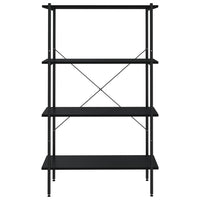Thumbnail for Regal mit 4 Böden Schwarz 80x40x130 cm
