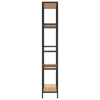 Thumbnail for Bücherregal 80x30x180 cm Stahl und Holzwerkstoff