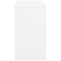 Thumbnail for Büroschrank Weiß 90x40x70 cm Stahl
