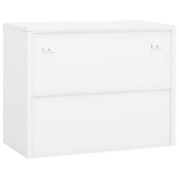 Thumbnail for Büroschrank Weiß 90x40x70 cm Stahl