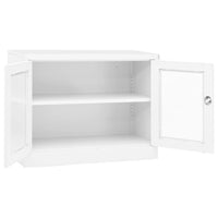 Thumbnail for Büroschrank Weiß 90x40x70 cm Stahl