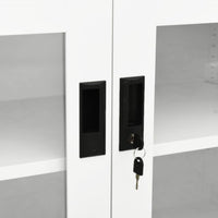 Thumbnail for Büroschrank Weiß 90x40x70 cm Stahl