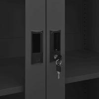 Thumbnail for Büroschrank Anthrazit 90x40x180 cm Stahl