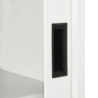 Thumbnail for Schrank mit Schiebetür Weiß 90x40x90 cm Stahl