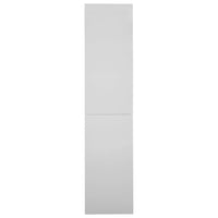 Thumbnail for Büroschrank mit Schiebetür Hellgrau 90x40x180 cm Stahl