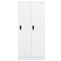 Thumbnail for Kleiderschrank Weiß 80x50x180 cm Stahl