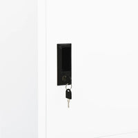 Thumbnail for Kleiderschrank Weiß 80x50x180 cm Stahl