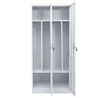 Thumbnail for Kleiderschrank Hellgrau 80x50x180 cm Stahl