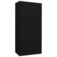 Thumbnail for Kleiderschrank Schwarz 80x50x180 cm Stahl