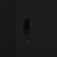 Thumbnail for Kleiderschrank Schwarz 80x50x180 cm Stahl