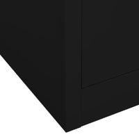 Thumbnail for Kleiderschrank Schwarz 80x50x180 cm Stahl