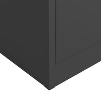 Thumbnail for Schließfachschrank Anthrazit 90x40x180 cm Stahl