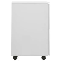 Thumbnail for Aktenschrank mit Rollen Hellgrau 39x45x67 cm Stahl