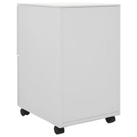 Thumbnail for Aktenschrank mit Rollen Hellgrau 39x45x67 cm Stahl