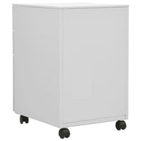 Thumbnail for Aktenschrank mit Rollen Hellgrau 39x45x60 cm Stahl