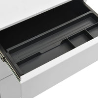Thumbnail for Aktenschrank mit Rollen Hellgrau 39x45x60 cm Stahl