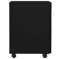Thumbnail for Aktenschrank mit Rollen Schwarz 39x45x60 cm Stahl