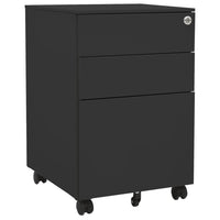 Thumbnail for Aktenschrank mit Rollen Anthrazit 39x45x60 cm Stahl