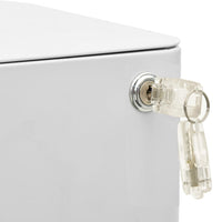 Thumbnail for Aktenschrank mit Rollen Hellgrau 30x45x59 cm Stahl