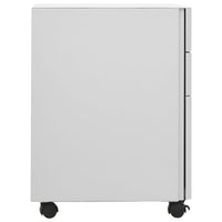 Thumbnail for Aktenschrank mit Rollen Hellgrau 30x45x59 cm Stahl