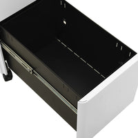 Thumbnail for Aktenschrank mit Rollen Hellgrau 30x45x59 cm Stahl