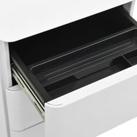 Thumbnail for Aktenschrank mit Rollen Hellgrau 30x45x59 cm Stahl