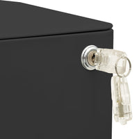 Thumbnail for Aktenschrank mit Rollen Anthrazit 30x45x59 cm Stahl