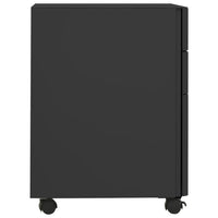 Thumbnail for Aktenschrank mit Rollen Anthrazit 30x45x59 cm Stahl